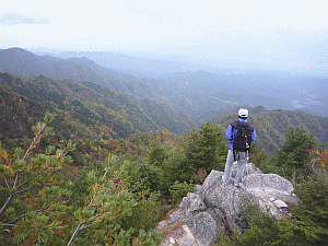 鬼面山山頂