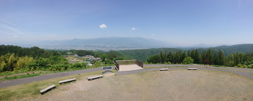 福島てっぺん公園 パノラマ写真