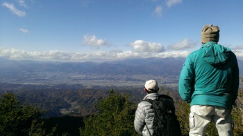 頂上直下 大岩からの展望